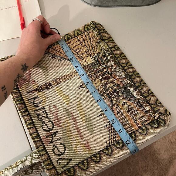 Venezia Italy Lightweight Tapestry Tote Farmers Market Bag - Picture 10 of 13